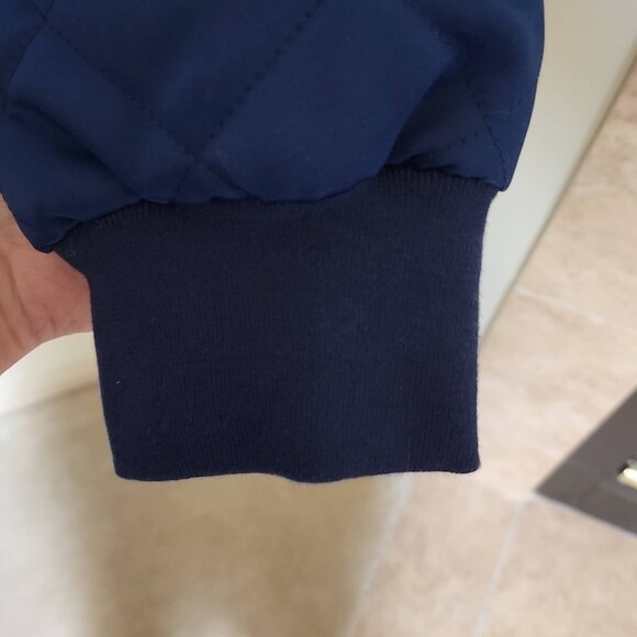 Walt Disney World 50th Anniversary Blue Satin Bomber Jacket Size L - Picture 3 of 10